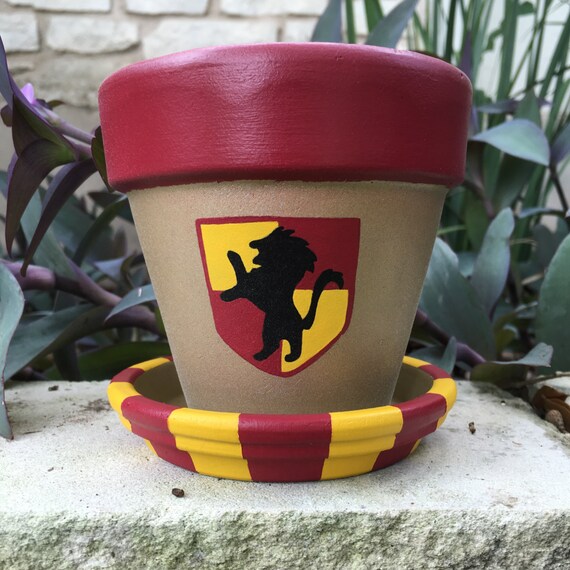 Harry Potter Hogwarts House Flower Pots