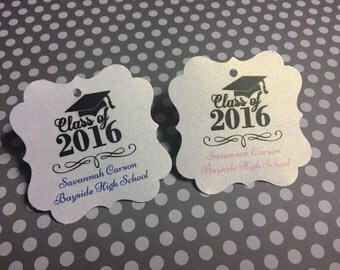 Graduation favor tags, class of 2017 party, 2017 graduation, high scool graduation, college graduation