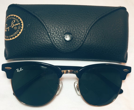 vintage ban clubmaster gloss sunglasses by vintage ban clubmaster gloss sunglasses by