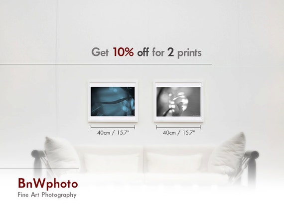 Set of Two photos Discount Fine art photography Black and white landscape seascape 10% OFF 2016 DISCOUNT