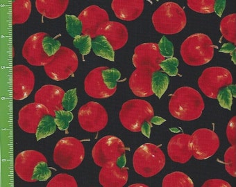 Fresh Harvest,Red Apples, fabri Quilt