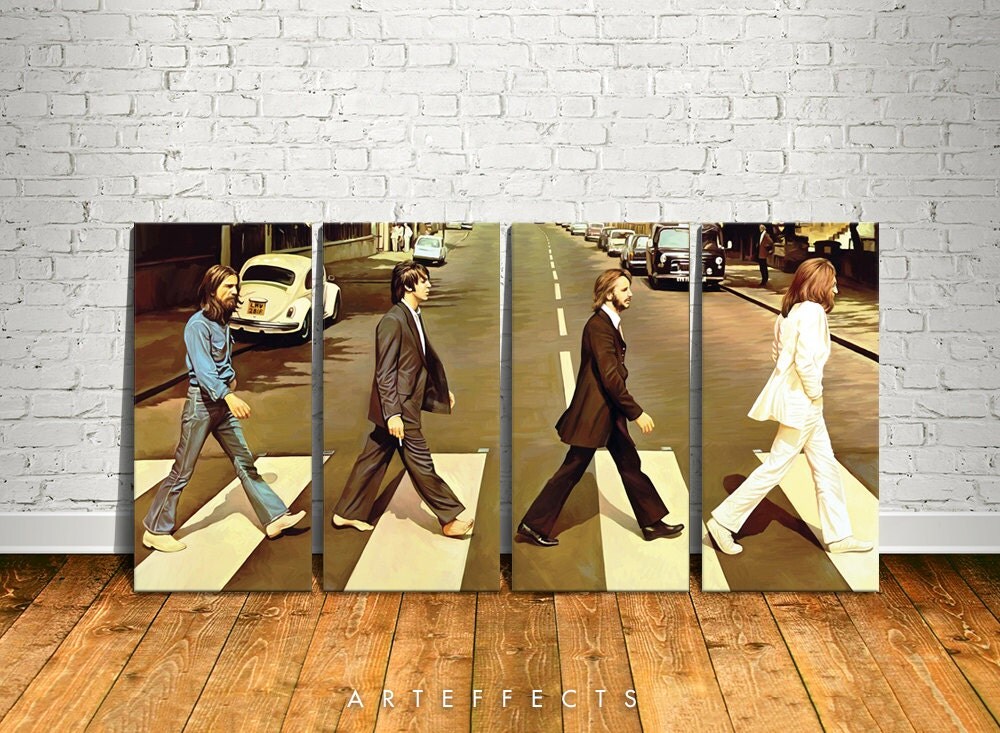 The Beatles Abbey Road Canvas High Quality Giclee Prints Wall