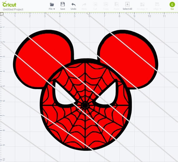 Spiderman Mickey SVG by HuttoCreations on Etsy