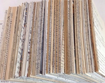 100 Piece 5x7 Journal Stack, Junk Journal, Smash Book, Art Journal, DIY Journal, Vintage Journal, Mixed Paper Journal