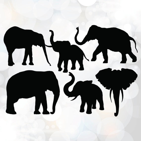 Free Free 299 Elephant Silhouette Svg SVG PNG EPS DXF File