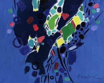 Small abstract painting 8X10 small abstract oil painting, impasto abstract oil painting, abstract art, abstract painting, small wall art
