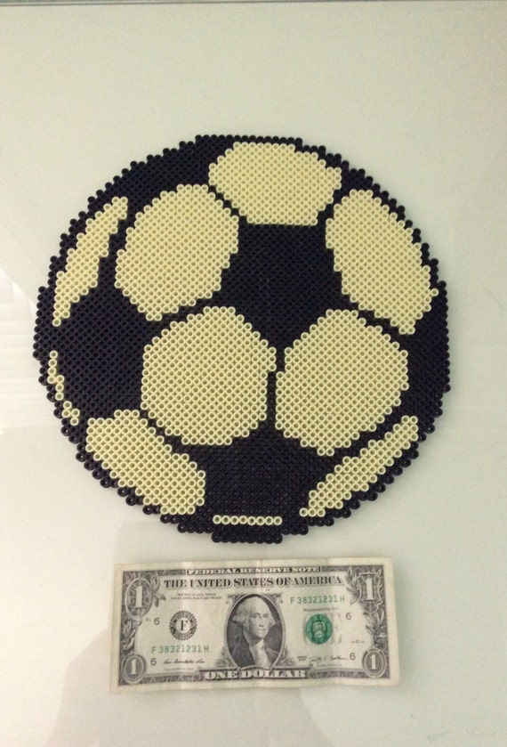 Soccer Ball Perler by on Etsy
