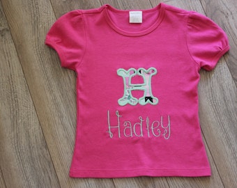 Child's Applique Shirt w/ name