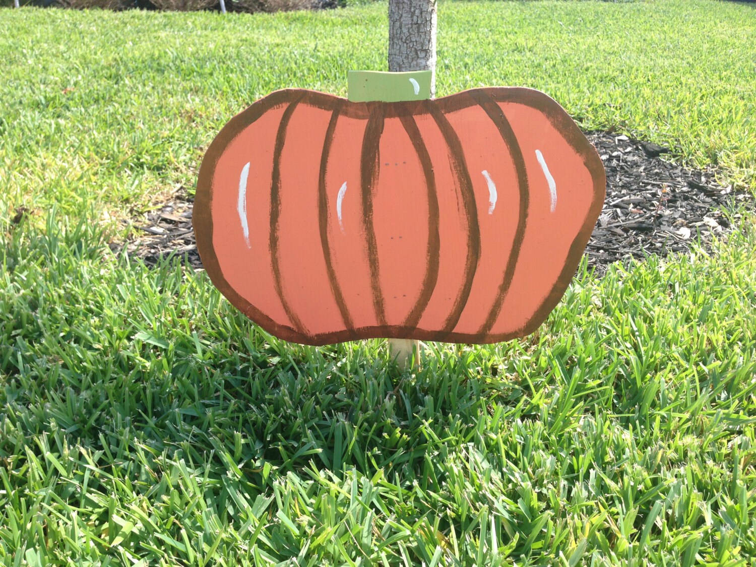 Wooden Pumpkin Yard Art Fall Yard Art Thanksgiving Decor