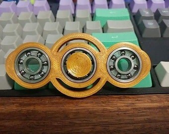 EDC Concentric Circle Spinner Fidget Toy