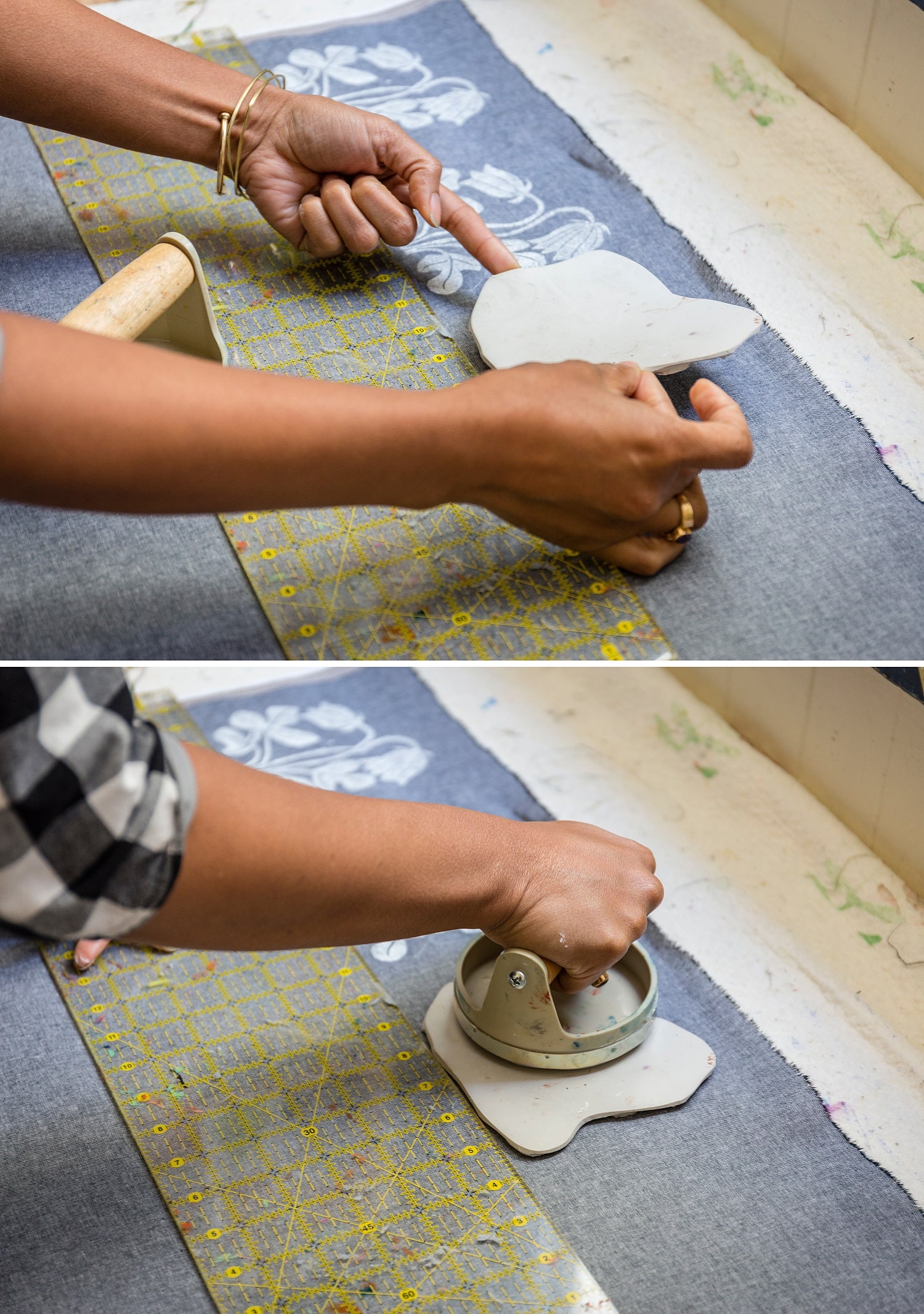 Block printing process