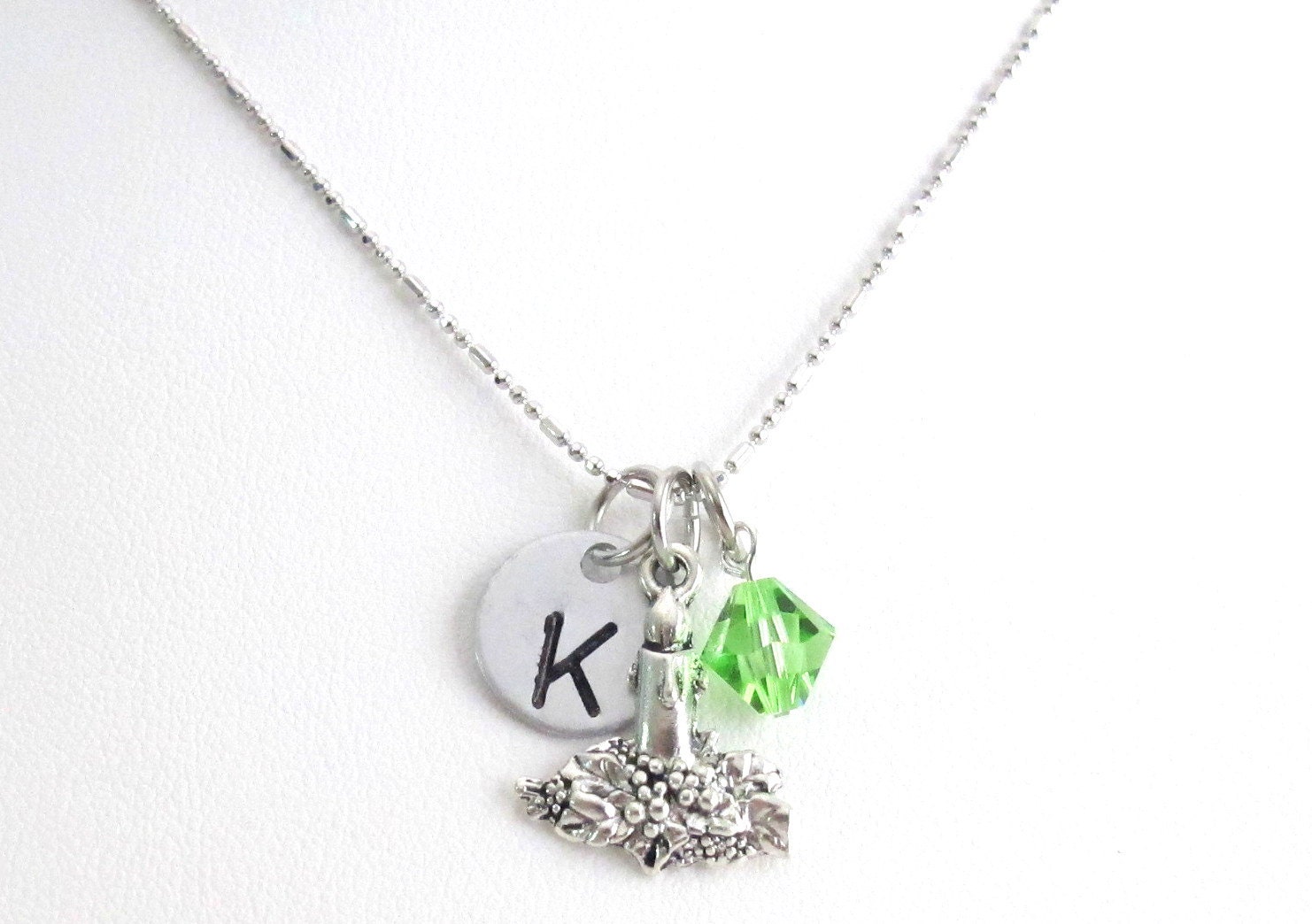 Christmas Candle Jewelry Candle Pendant by fashionjewelryforeve