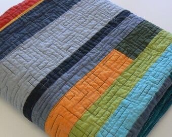 Mid-Century Modern Quilt - Made-to-order