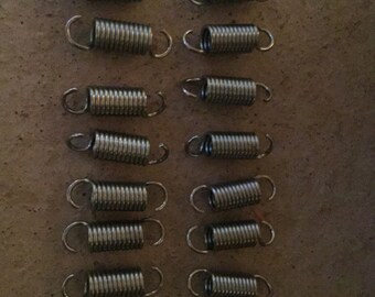 Heavy duty industrial metal springs, super strong, art supplies, found objects instalation, steampunk, mixed media, collage, assemblage