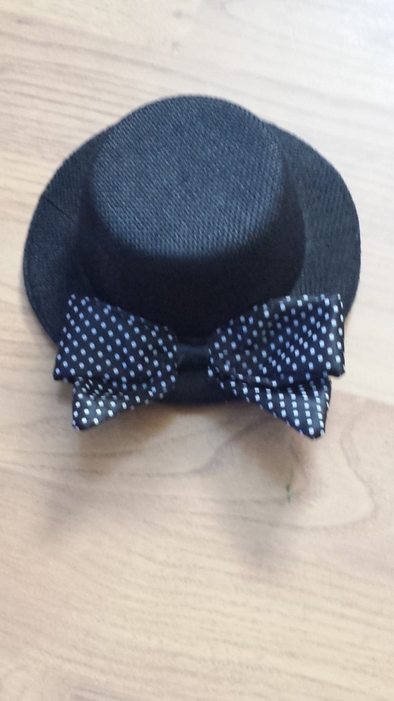 Items similar to Black Hat Barrette on Etsy