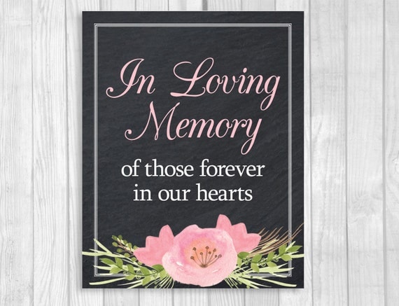 In Loving Memory Of Those Forever In Our Hearts SVG Memory | Etsy