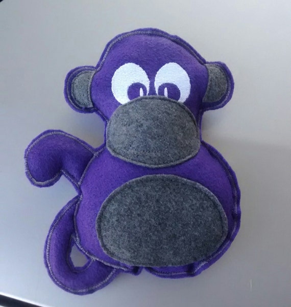 purple toy monkey