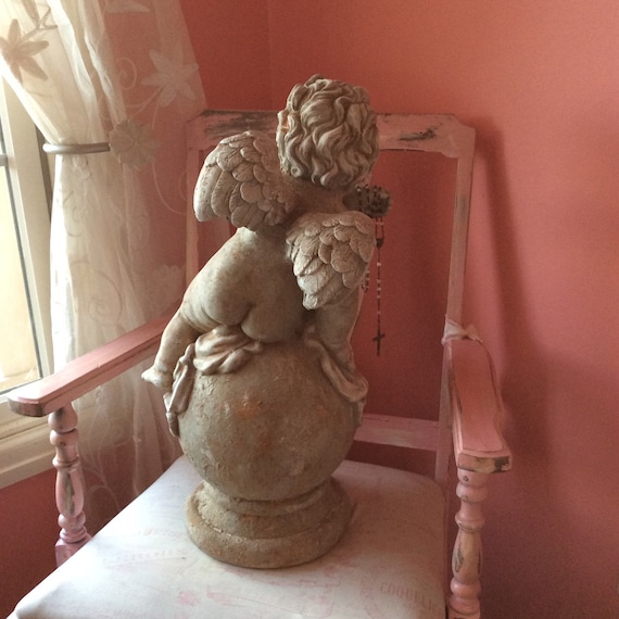 Sold sold sold Beautiful cherub statue garden statue angel