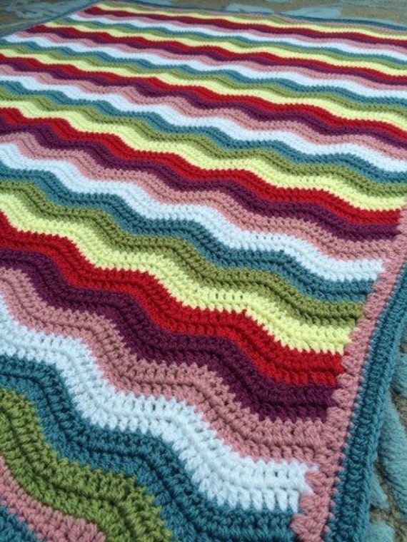 Ripple Crochet Baby Blanket