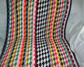 knit stitch crochet afghan patterns free no tunisian