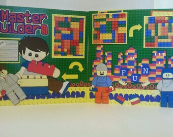 Premade Scrapbook Pages Lego Master Builder