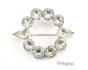 Brooch Rhinestone Circle Brooch