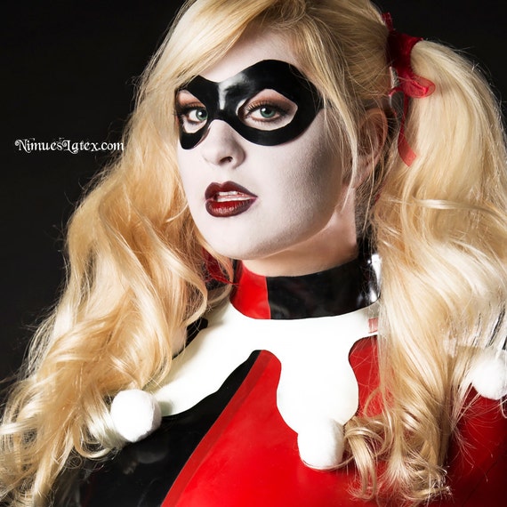 Harley Quinn Latex Mask