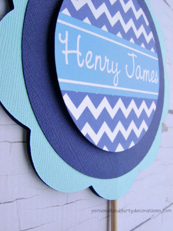 Chevron Baby Shower Table Decorations Chevron Party Sign   Il 570xN.937707072 Dwfe 