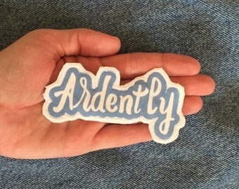 Small Ardently text patch Pride and Prejudice Jane Austen literature Mr. Darcy