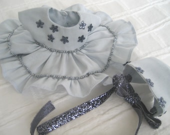 Ginny 8" Doll Clothes, "Raine" Dress and Bonnet