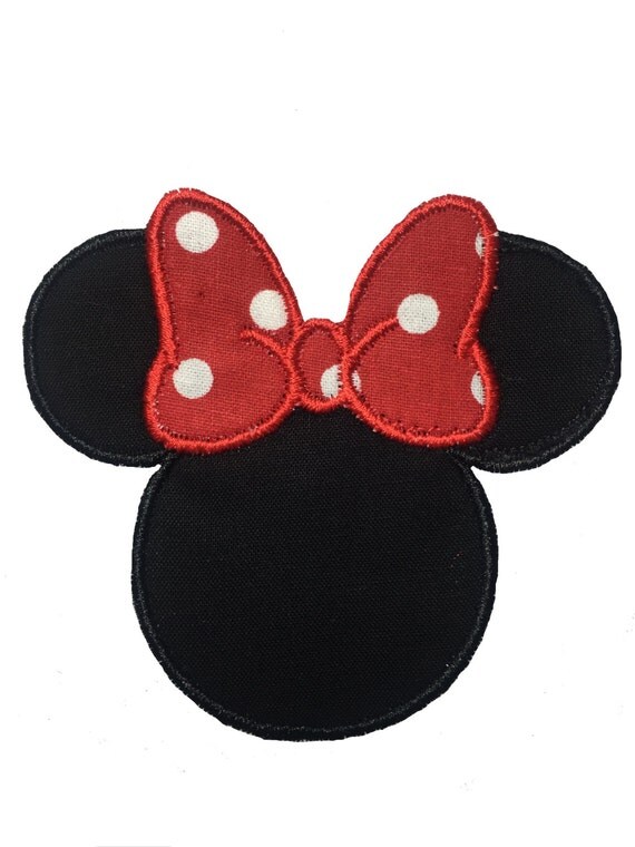 Minnie Mouse Patch Minnie Mouse With Red Hair by MarieLynnBoutique