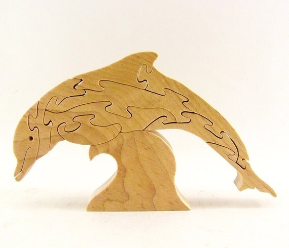 Dolphin Wood Puzzle