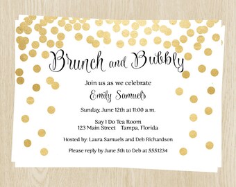 Examples of wedding shower invitations