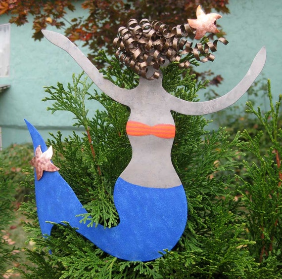 metal art mermaid christmas tree topper by thefrivolousgarden metal art mermaid christmas tree topper by thefrivolousgarden