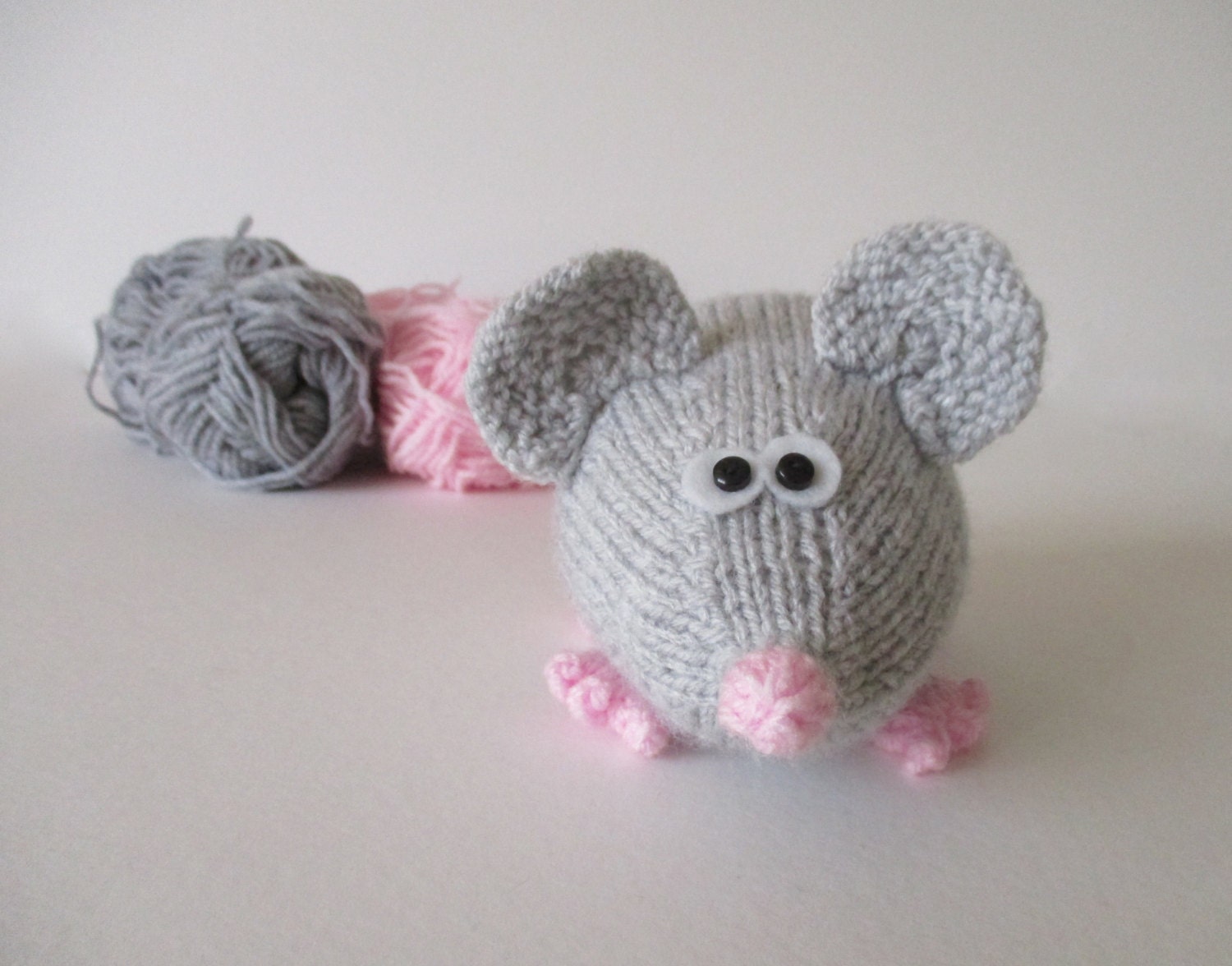 Spike the Hedgehog and Moe the Mouse toy knitting patterns