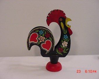 Vintage Rooster Letter Holder ?? 16 - 85