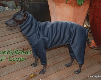 BuddyWear 1st Layer Thermals for Layering, will fit all dogs up to 18"