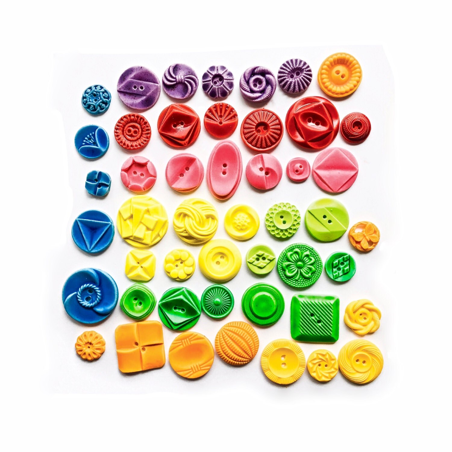 Edible Vintage Candy Buttons 50 Fruit By Andiespecialtysweets