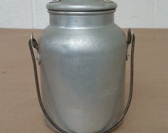 Vintage Aluminum Milk Jug Container