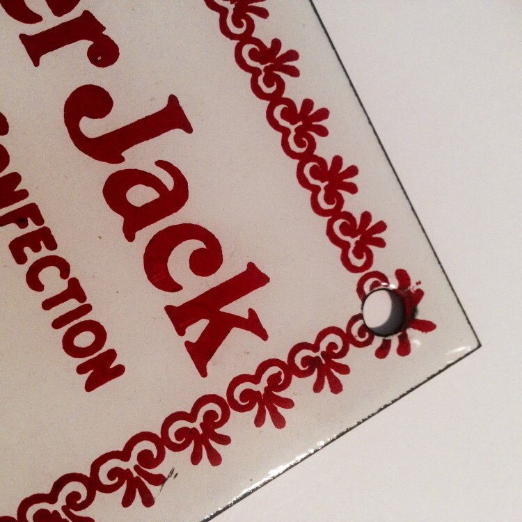 CRACKER JACK Popcorn Sign True Americana 1980's by HamiltonBay