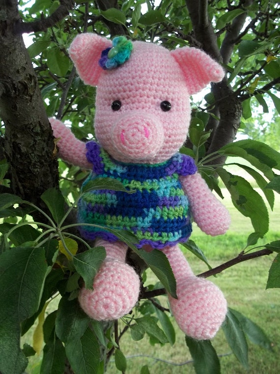 Amigurumi Crochet Pig Crochet Farm Animal Crochet Pig