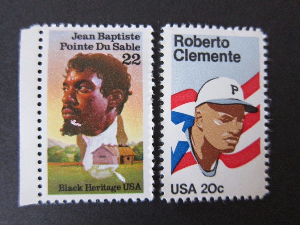 Vintage Postage Stamps Black History Black by ThePassionateFlea