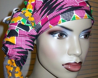 Custom made Kente School sash with fringe by tambocollection