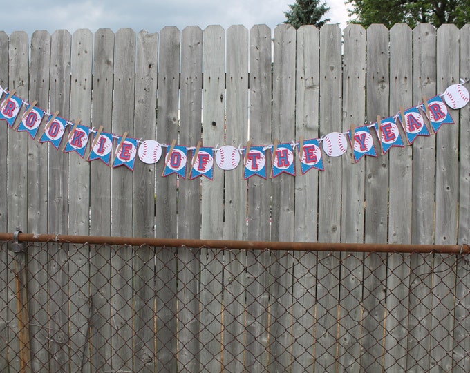 Baseball birthday banner