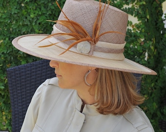 Kentucky Derby hat, summer hat, straw hat