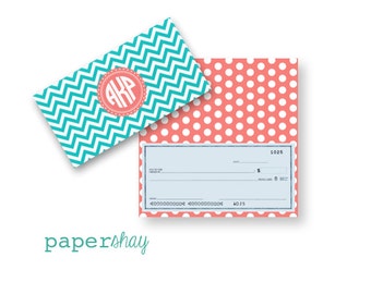 Checkbook Cover, Monogrammed Checkbook Cover, Personalized Checkbook Cover, Custom Checkbook Cover, Vinyl Checkbook Cover Design your own