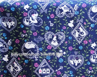 w788_45 - fairy tales-Alice in Wonderland fabrics - cotton fabrics - Half Yard