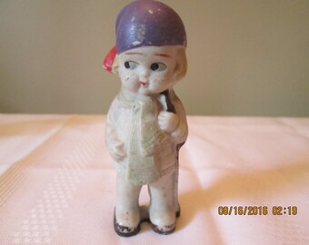Vintage Penny Doll, Frozen Charlotte Doll, Girl Penny Doll, Made in Japan, Home Decor, Doll Collector