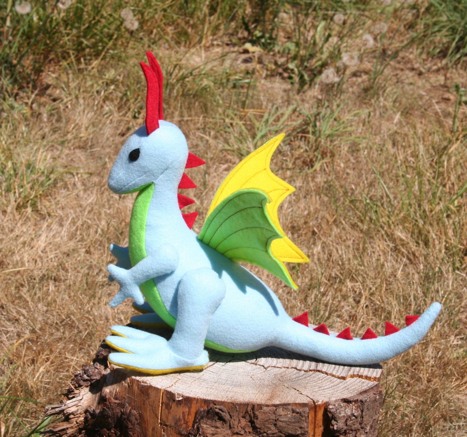 snow dragon stuffed animal