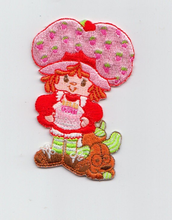 Strawberry Shortcake Figure Iron-on Applique